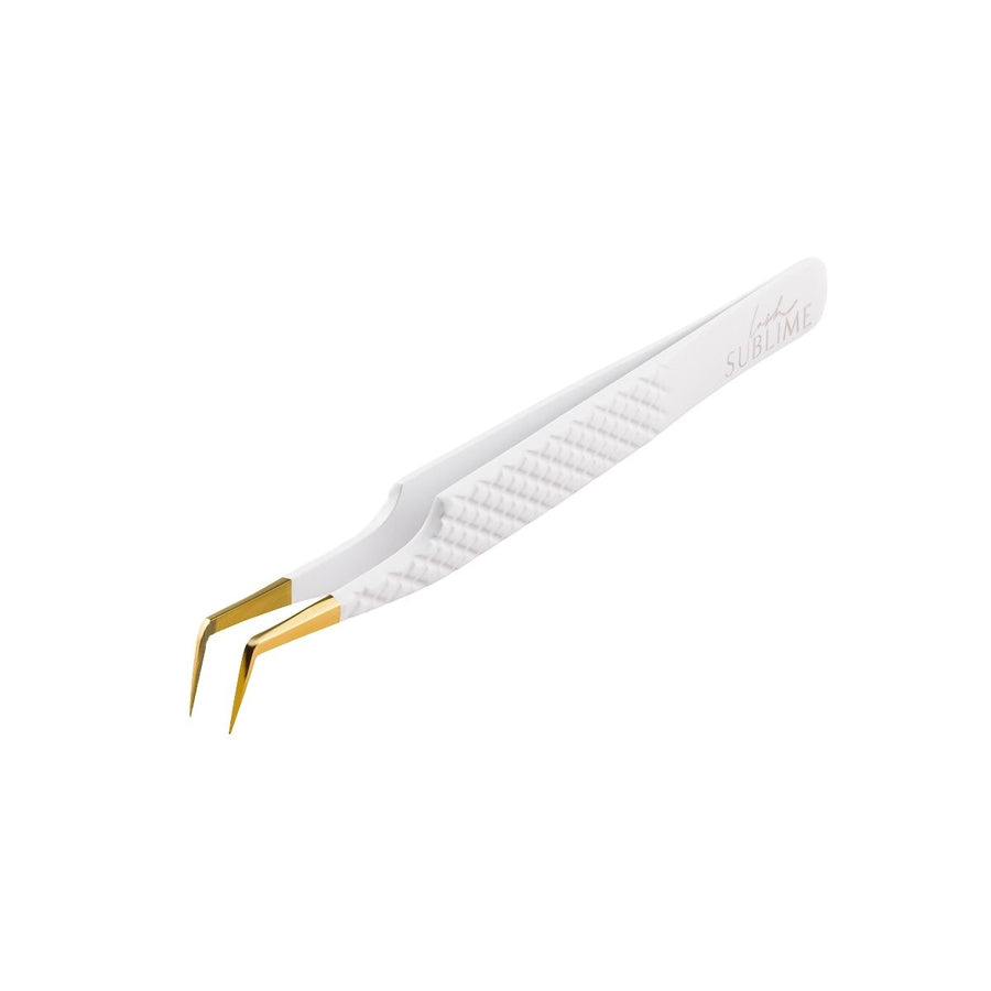 Volume L Foot 90 Degree Fibre Tip | Luxury Tweezer Collection