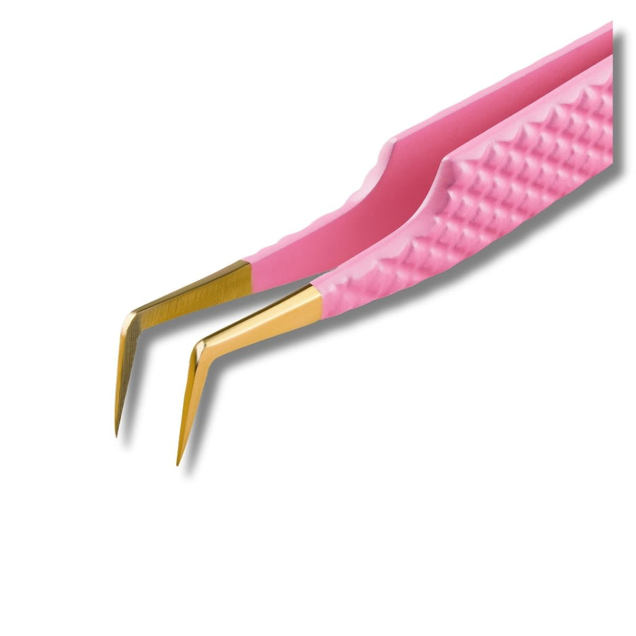 Volume L Foot 90 Degree Fibre Tip | Luxury Tweezer Collection