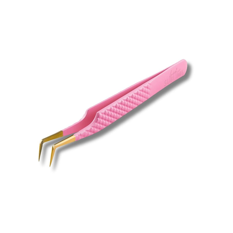 Volume L Foot 90 Degree Fibre Tip | Luxury Tweezer Collection